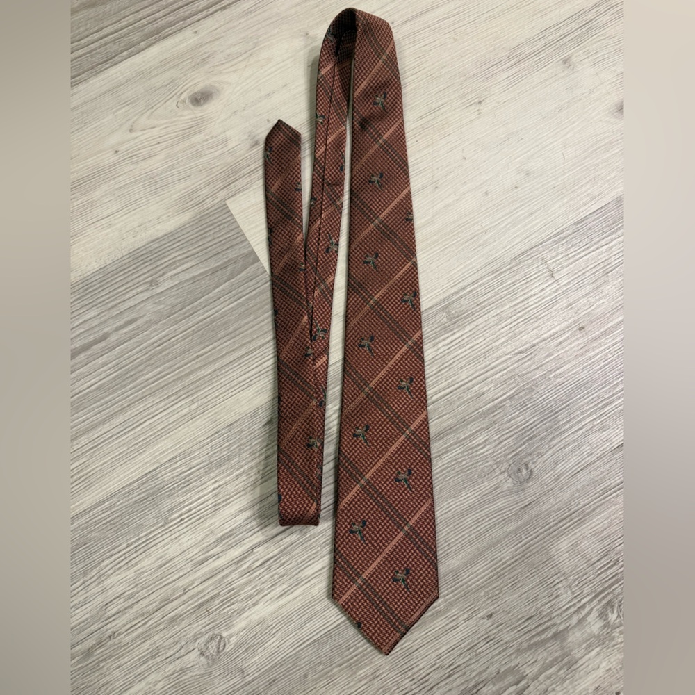 100% Silk Vintage Tie Briggs Ltd Gold Label Collection